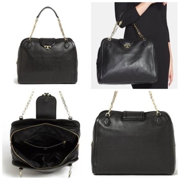 NWOT Tory Burch Sammy T satchel/shoulder purse - Picture 2 of 9